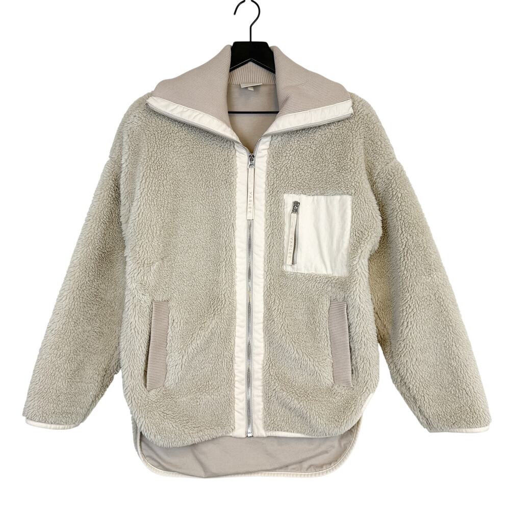 Varley Myla Zip Through Jacket Sherpa $198 - M